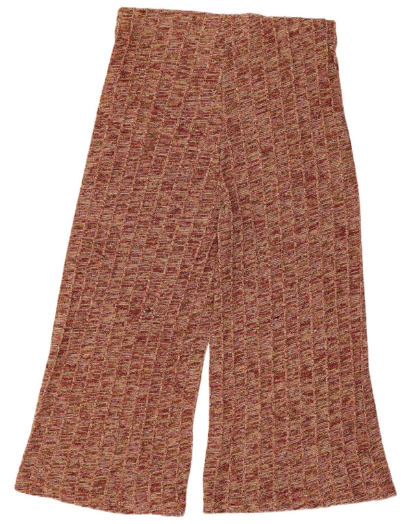 Spodnie dresowe damskie Zara Capri UK 14, duże, wielokolorowe nakrapiane