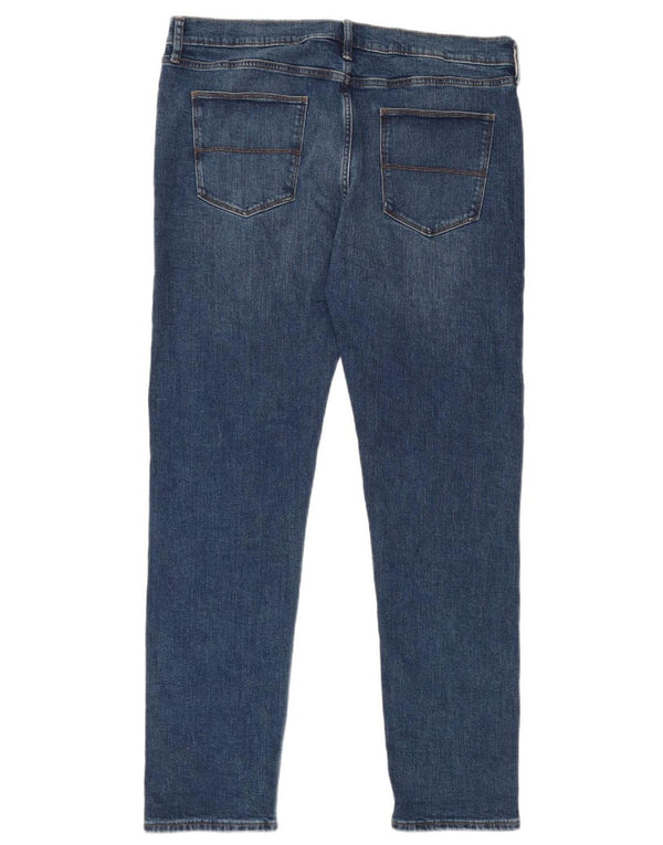 Marks & Spencer Mens Slim Jeans W36 L33 Blue Cotton