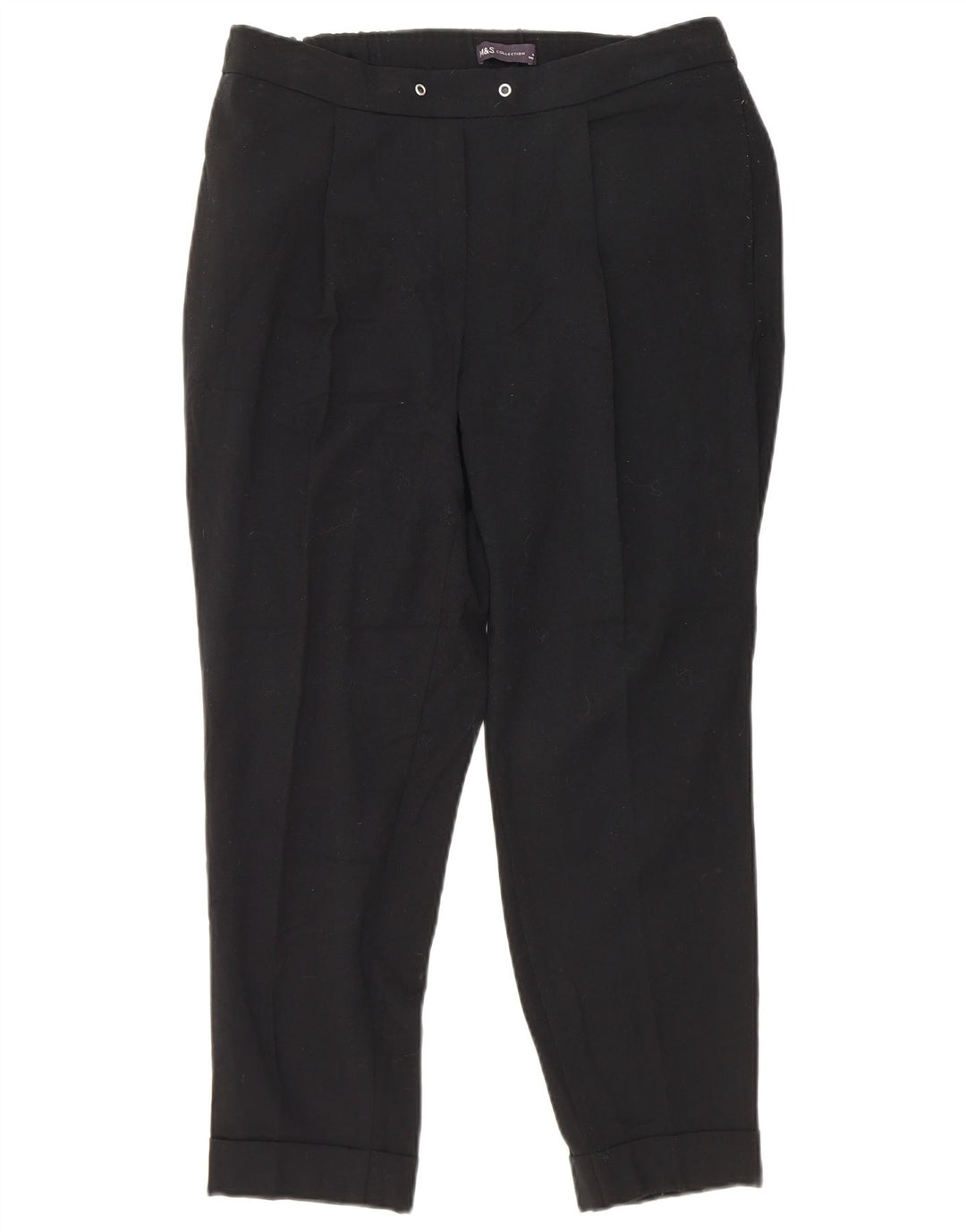 Marks & Spencer Damskie krótkie spodnie UK 12 Medium W30 L25 Czarne