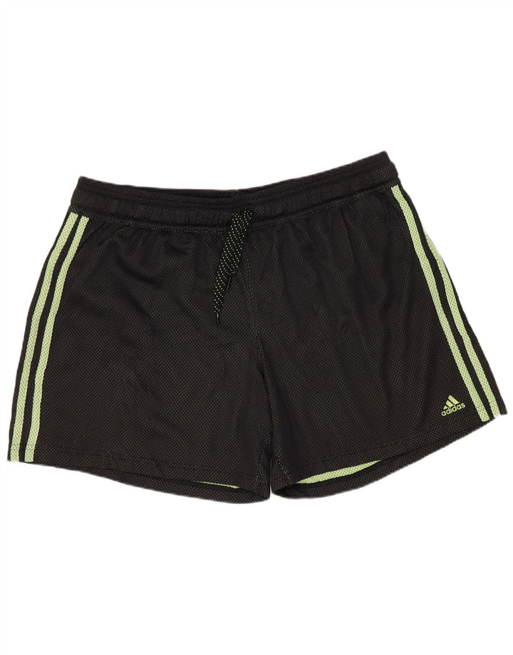 Damskie spodenki sportowe Adidas UK 16/18, duże, czarne, poliestrowe