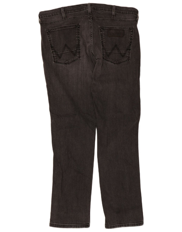 Męskie jeansy Wrangler W38 L32 Szara bawełna