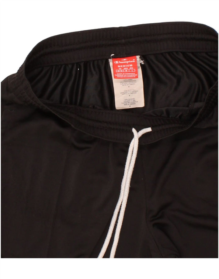 CHAMPION Mens Tracksuit Trousers Medium Black Polyester Vintage Champion and Second-Hand Champion from Messina Hembry 