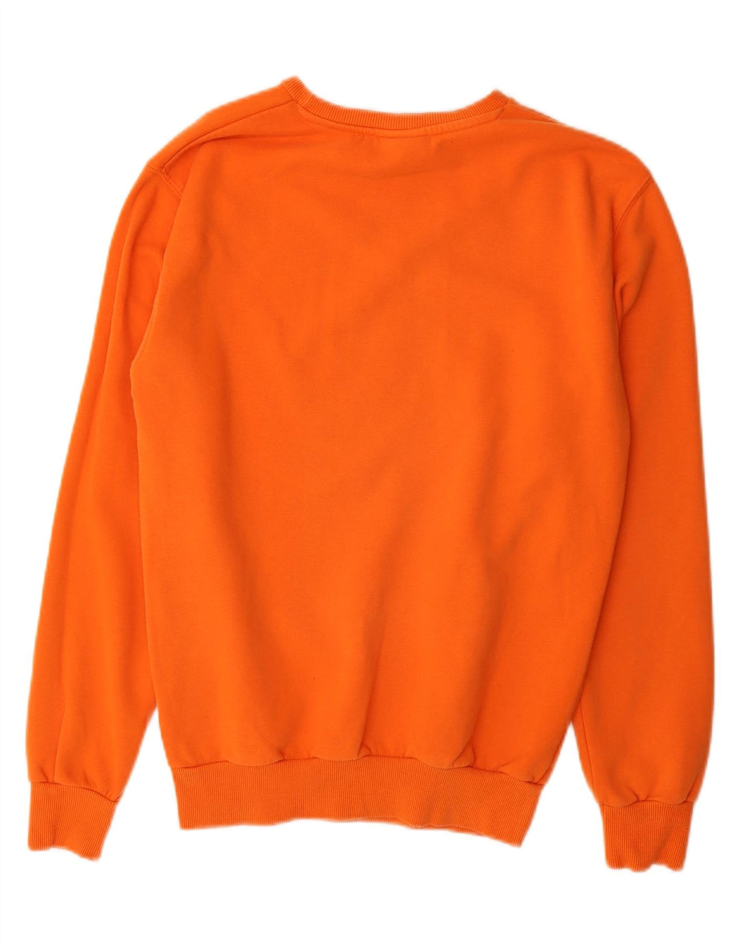 ELLESSE Womens Graphic Oversized Sweatshirt Jumper UK 8 Small  Orange Vintage Ellesse and Second-Hand Ellesse from Messina Hembry 