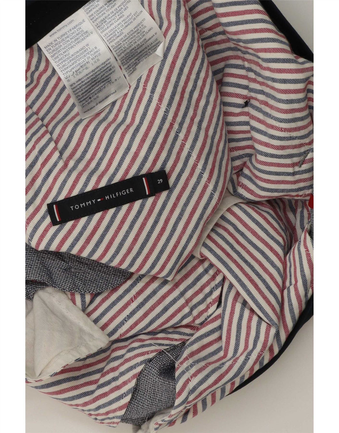 Męskie spodenki Chino Tommy Hilfiger W29 Średnioszary, bawełniany