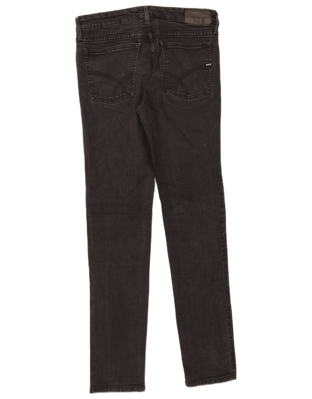 Damskie jeansy Gas Anders Slim W33 L34 Czarne bawełniane