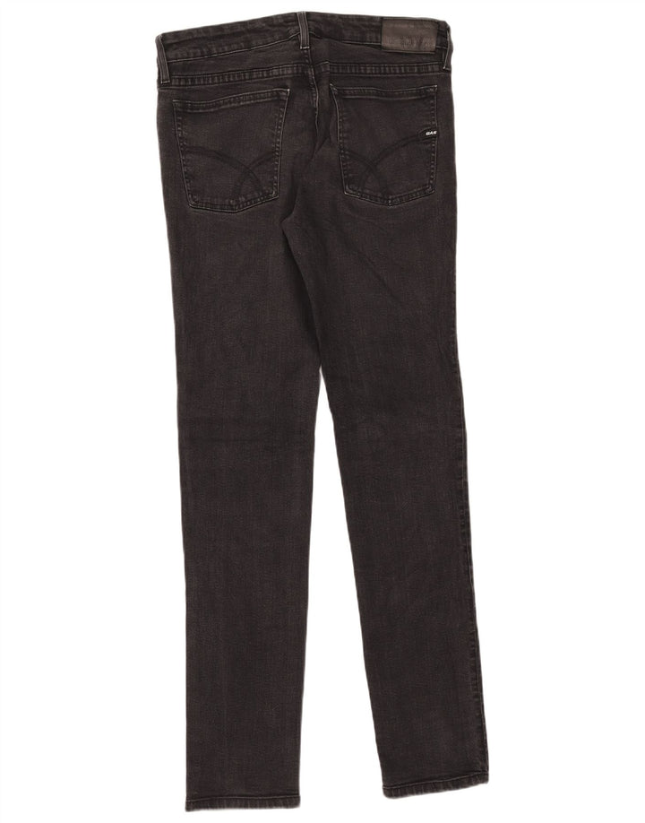 Damskie jeansy Gas Anders Slim W33 L34 Czarne bawełniane