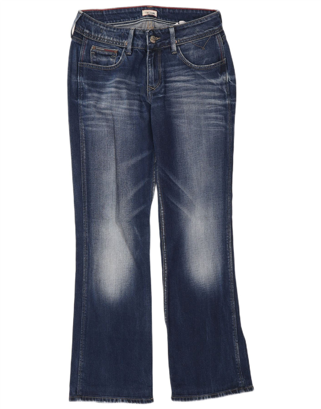 Damskie jeansy Bootcut Tommy Hilfiger W28 L30 Niebieskie bawełniane