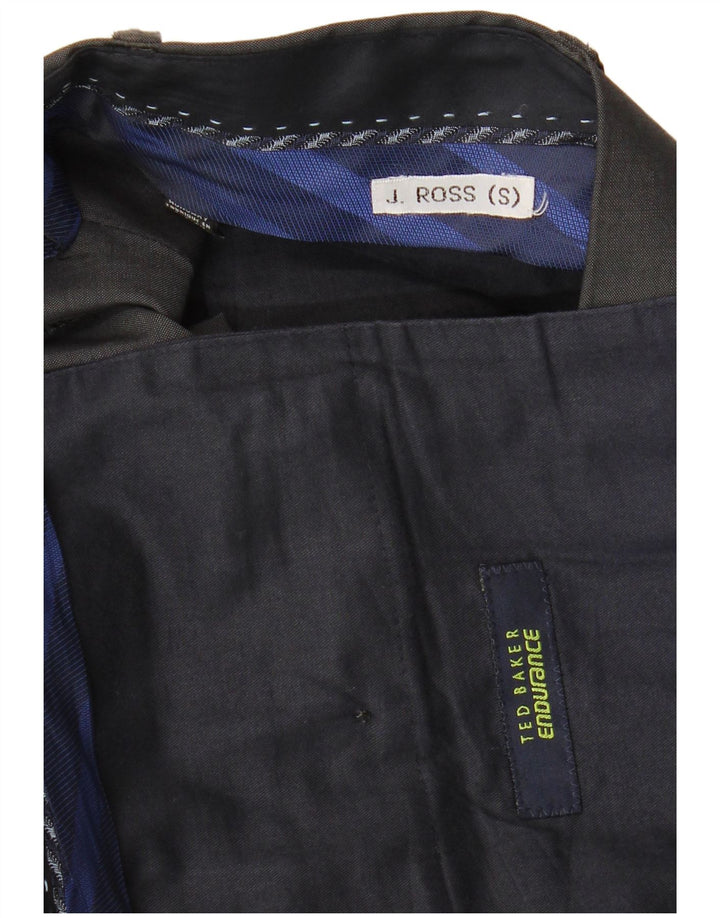 Męskie proste spodnie garniturowe TED BAKER W34 L29 Szare