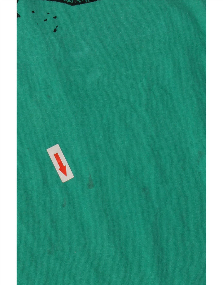 Męski T-shirt z grafiką Fila XL, zielony
