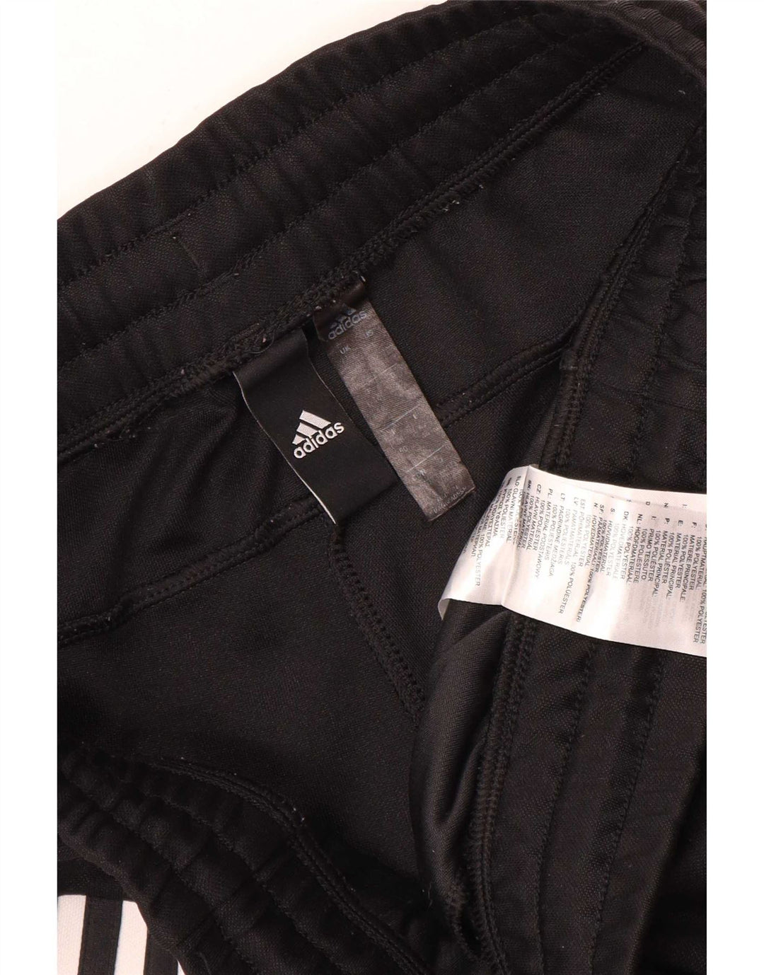 Legginsy damskie Adidas UK 16/18, duży czarny poliester z blokami kolorów