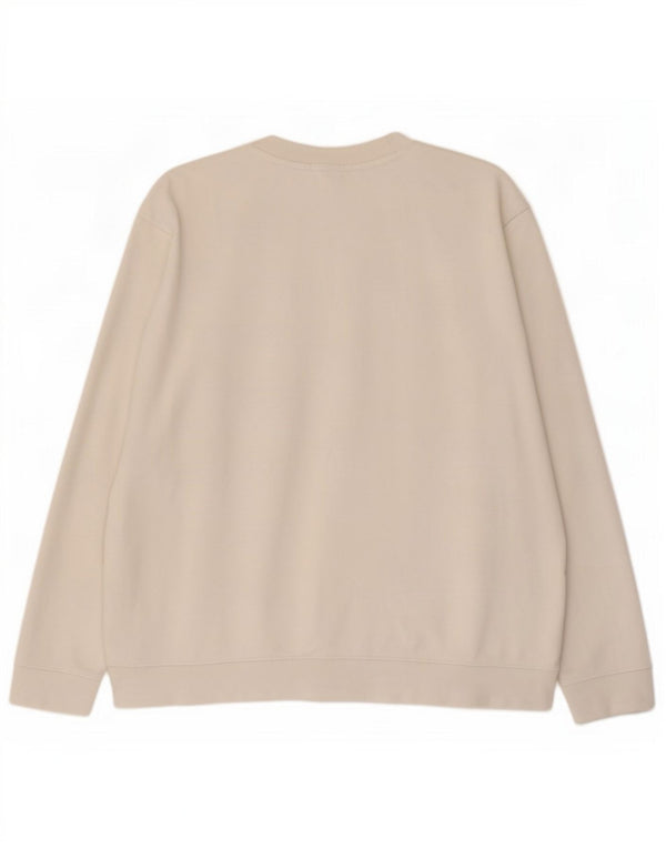 Męska bluza z grafiką Hugo Boss XL, biała, bawełniana