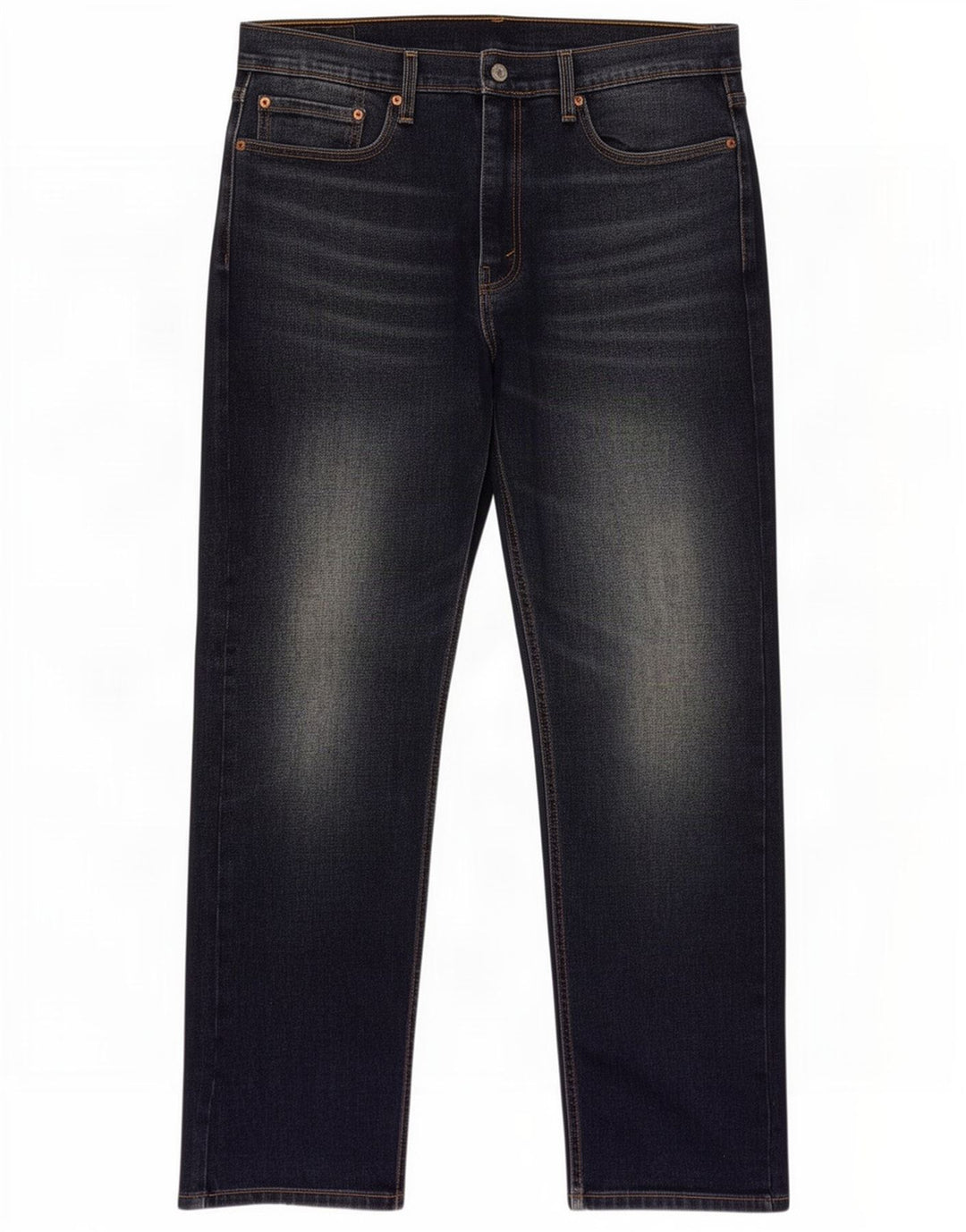 Męskie jeansy Levi's 502 Tapered W36 L32 Granatowa bawełna