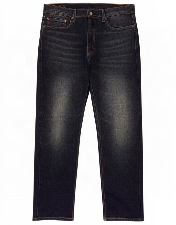 Męskie jeansy Levi's 502 Tapered W36 L32 Granatowa bawełna