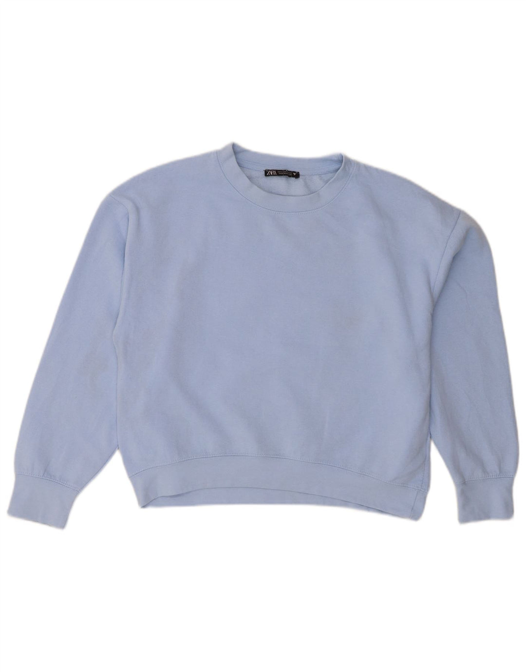 Damski sweter oversize Zara UK 10, mały, niebieski poliester