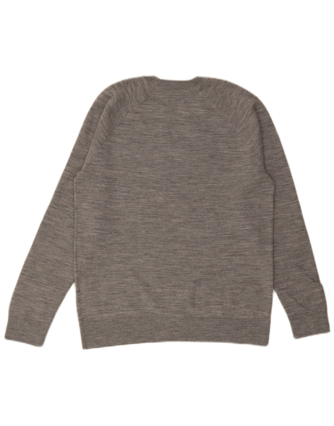 Męski sweter z okrągłym dekoltem ABERCROMBIE & FITCH, średnioszary, nakrapiany