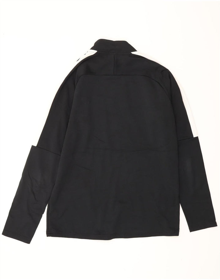 Męski dres NIKE Dri Fit z zamkiem błyskawicznym i zamkiem błyskawicznym w kolorze średniej czerni