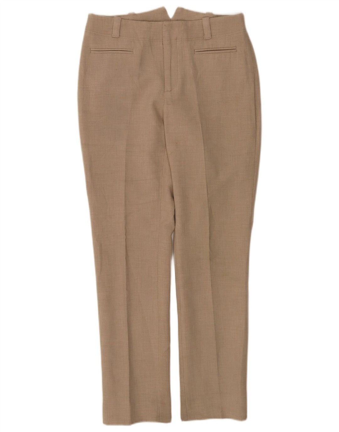 Damskie proste spodnie garniturowe Zara EU 38 Small W28 L29 Szary poliester