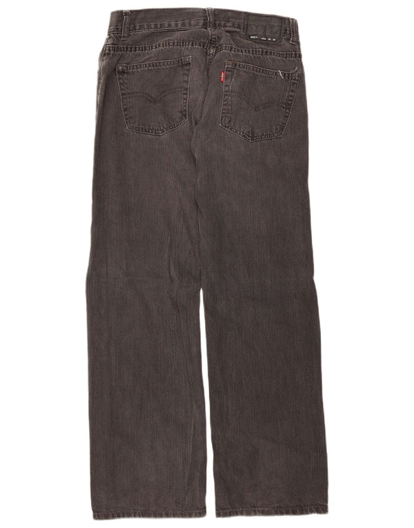 Levi's Boys 505 Straight Jeans 15-16 lat W28 L28 Szara bawełna