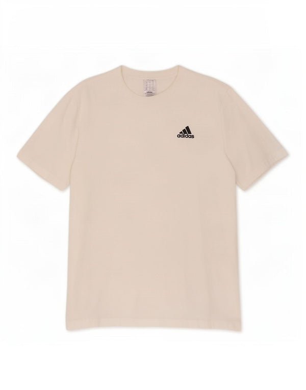 Adidas Męska Koszulka Top Duża Biała Bawełna