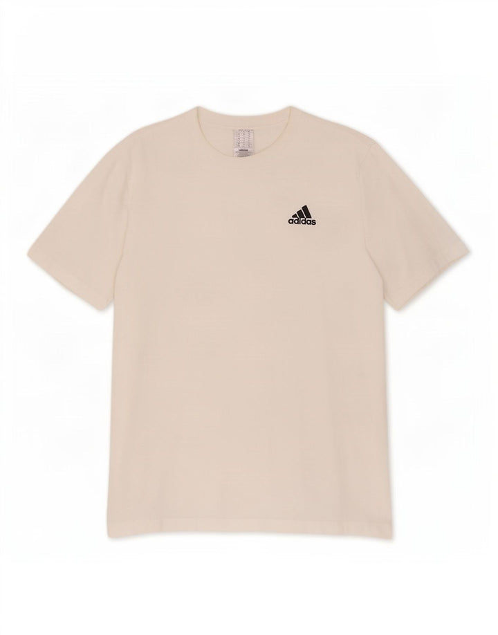 Adidas Męska Koszulka Top Duża Biała Bawełna