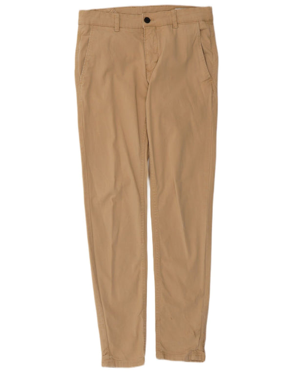 Męskie spodnie chino Zara EU 38 Small W30 L29 Beżowa bawełna