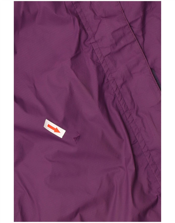 Damska kurtka przeciwdeszczowa Mountain Warehouse z kapturem, oversize, UK 18 XL, fioletowa
