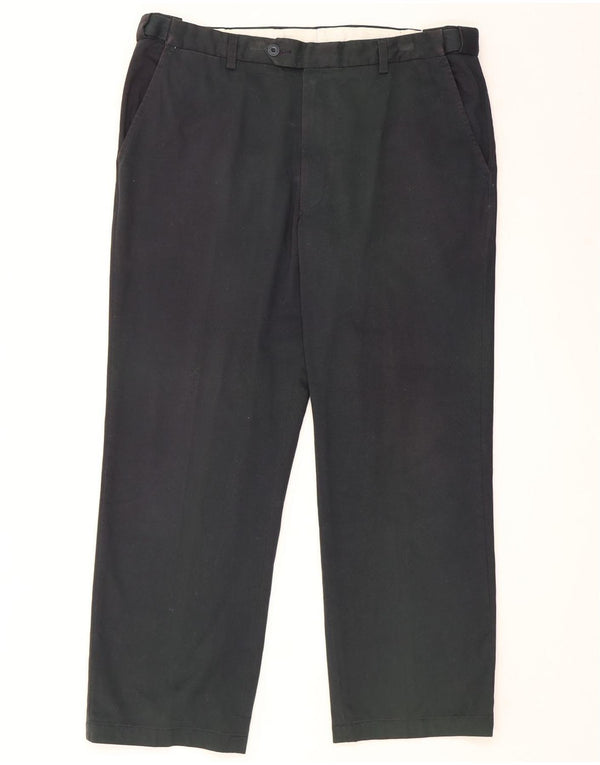 Męskie spodnie chino Marks & Spencer Blue Harbor Straight W38 L29 granatowe