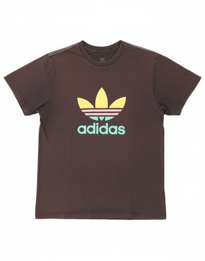 Męska koszulka graficzna Adidas Top Medium Black