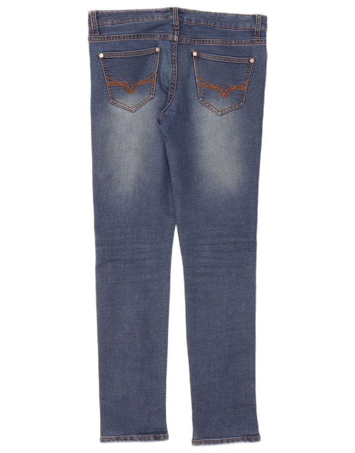 Guess Jeansy Damskie Slim UK 12 Medium W30 L28 Niebieskie Bawełniane