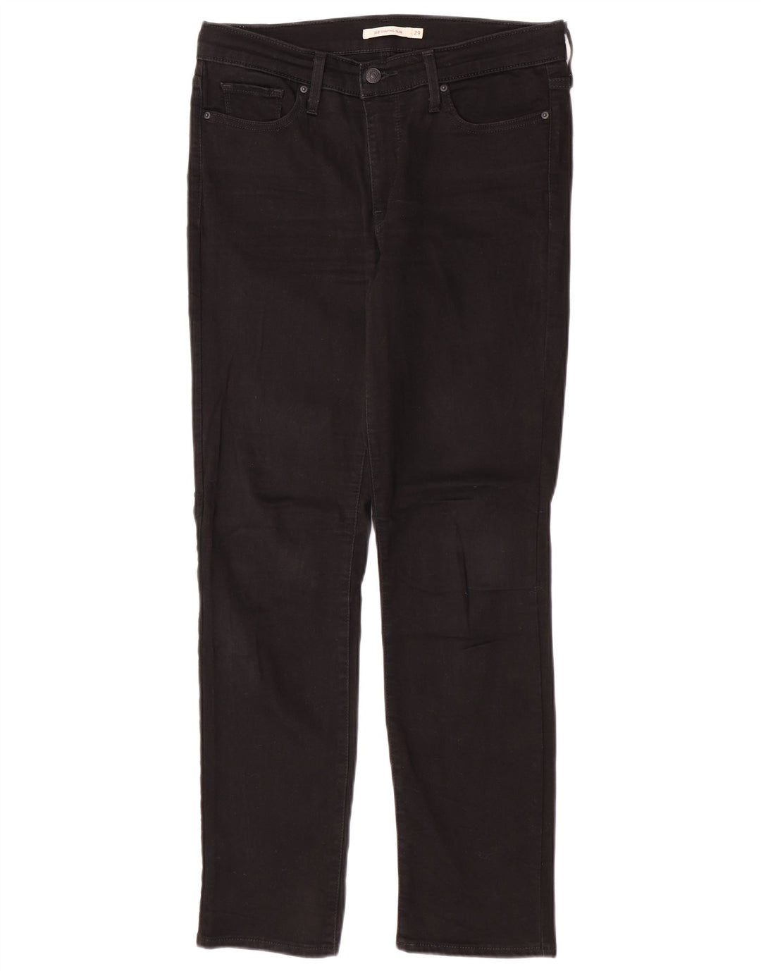 Damskie jeansy Levi's 312 Shaping W29 L30 Czarna bawełna