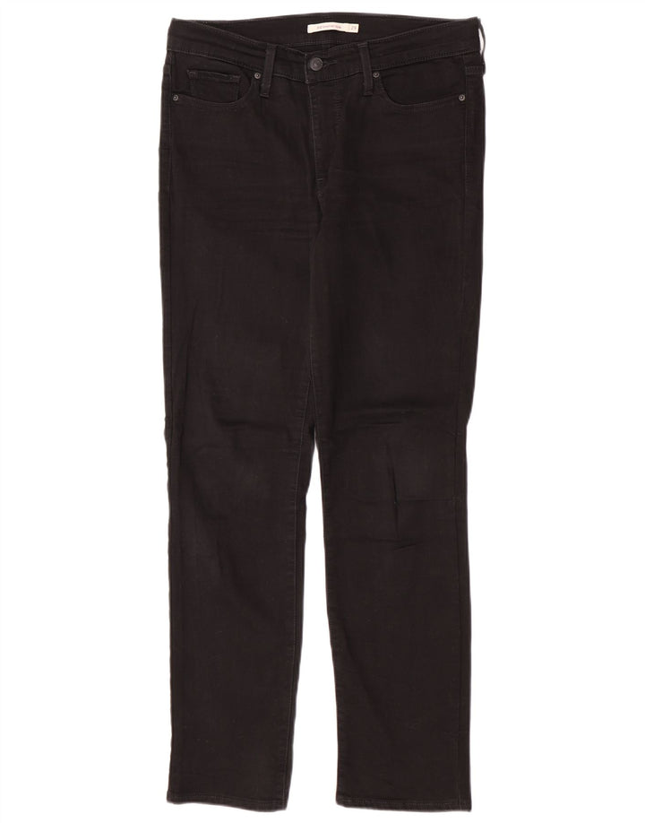 Damskie jeansy Levi's 312 Shaping W29 L30 Czarna bawełna