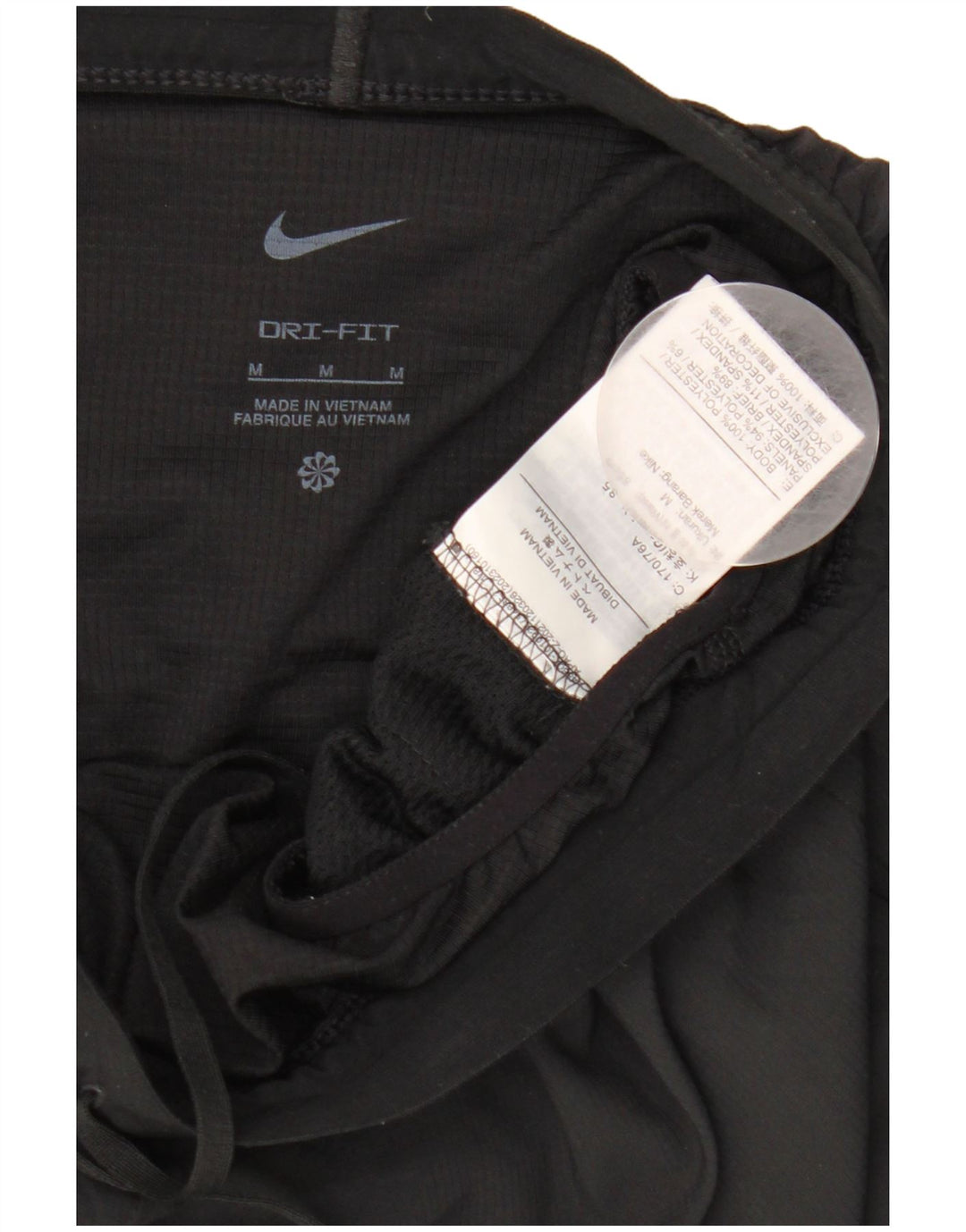 Damskie spodenki sportowe Nike Dri Fit Graphic UK 14, średni czarny poliester