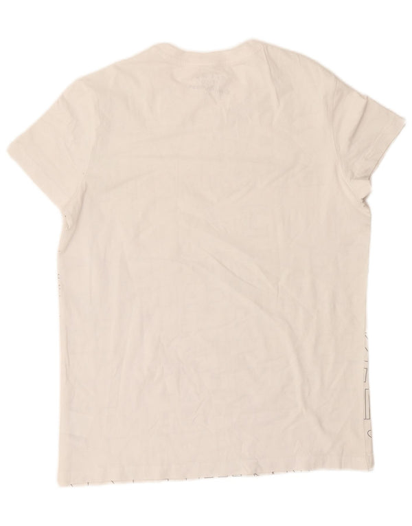 Męska koszulka z grafiką Calvin Klein Jeans Top XL, biała bawełna