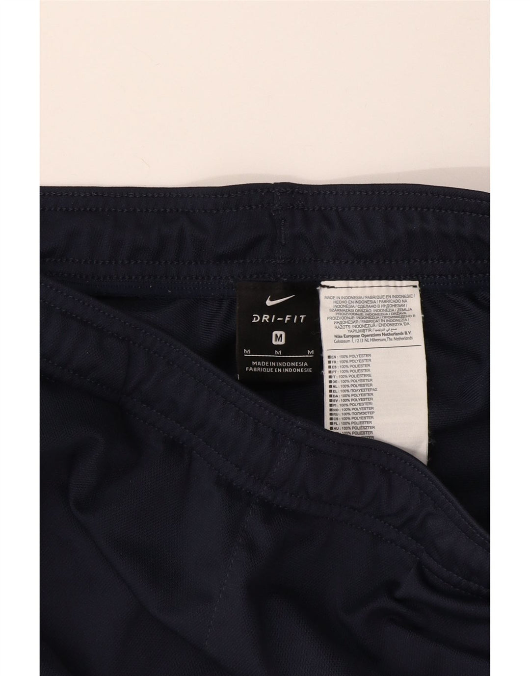 Męskie spodnie dresowe Nike Dri Fit, średni granatowy poliester