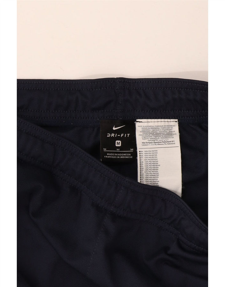 Męskie spodnie dresowe Nike Dri Fit, średni granatowy poliester