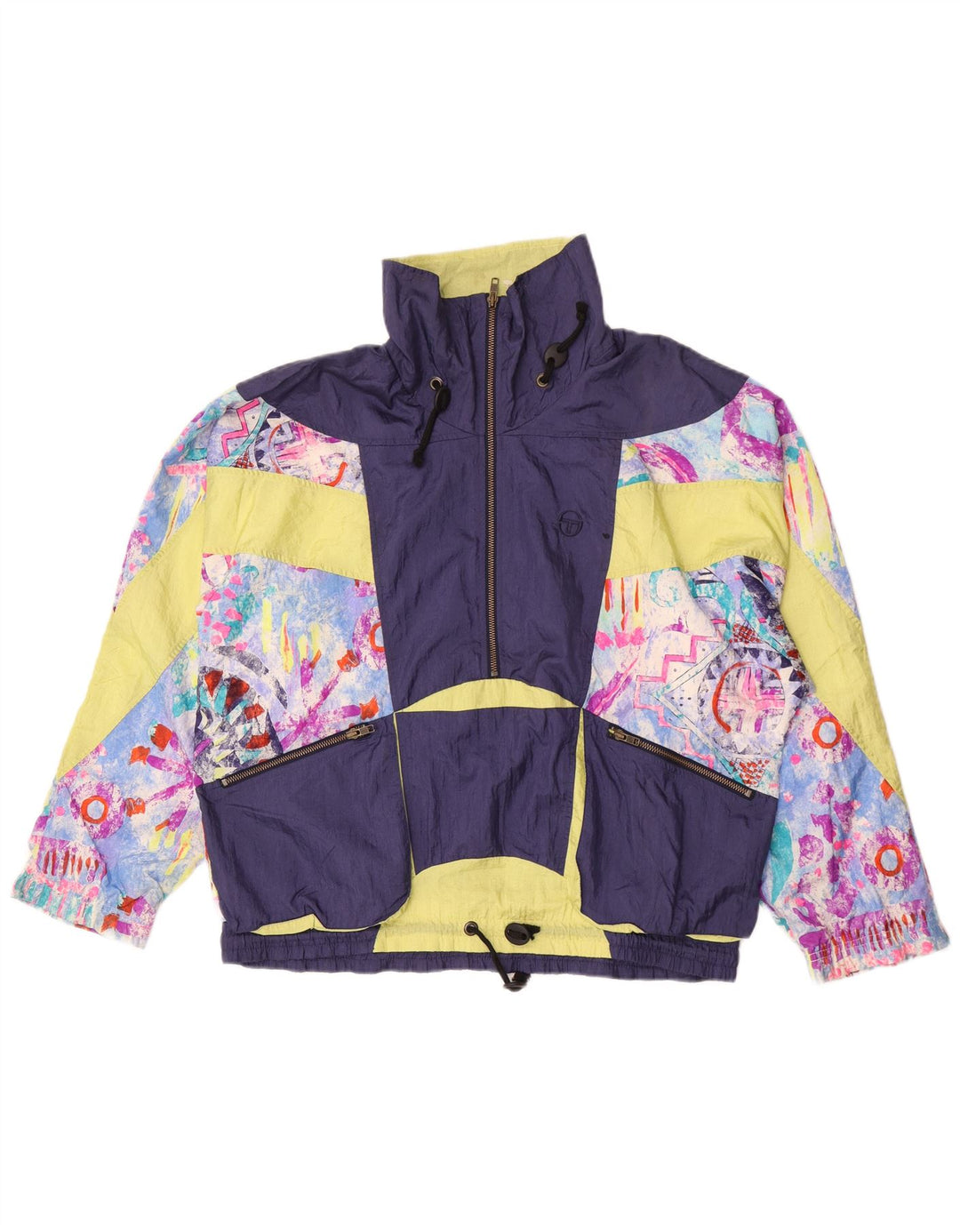 Damska kurtka oversize dresowa Sergio Tacchini IT 46, duża fioletowa
