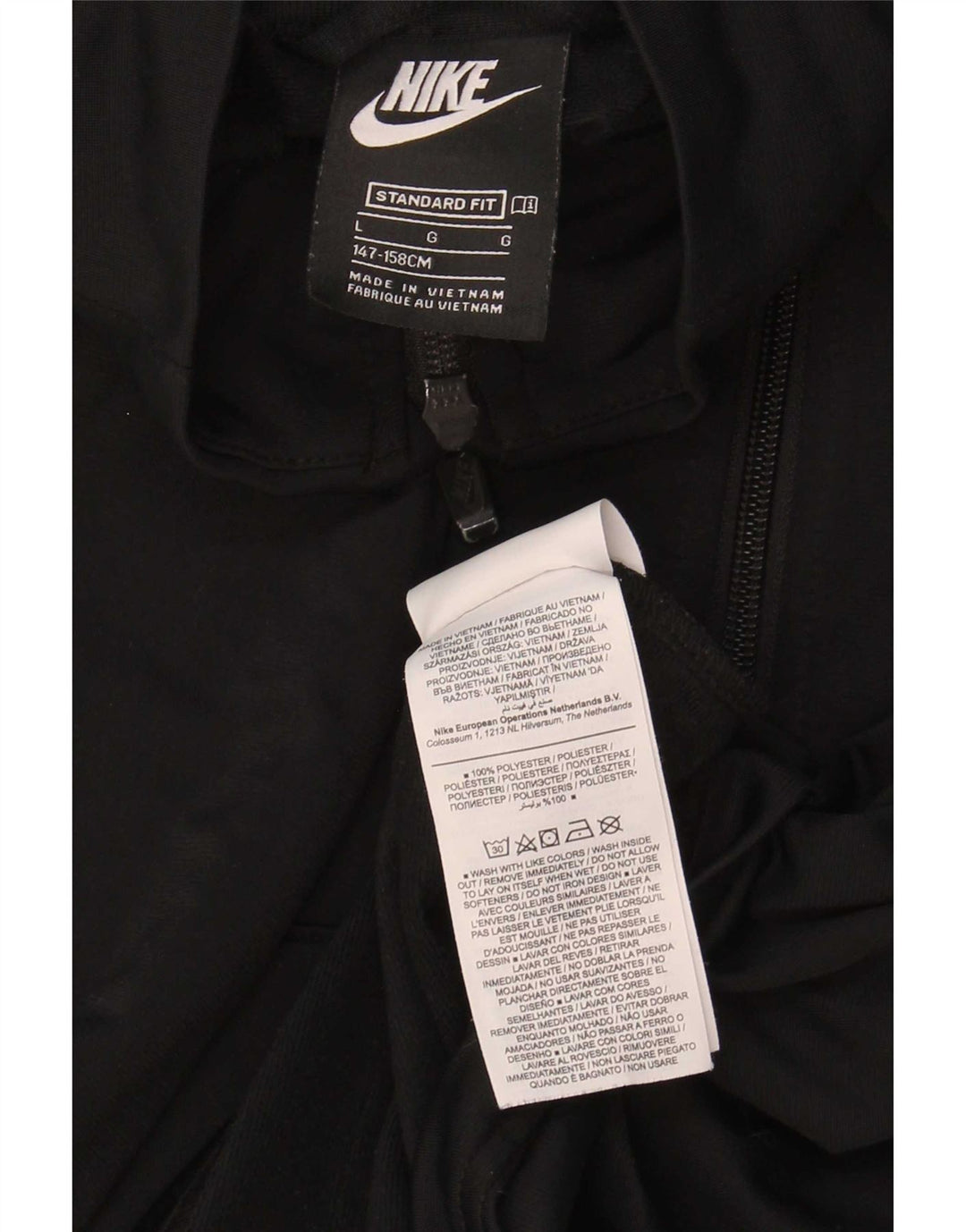Kurtka chłopięca Nike Standard Graphic Tracksuit Top 12-13 lat, duża, czarna