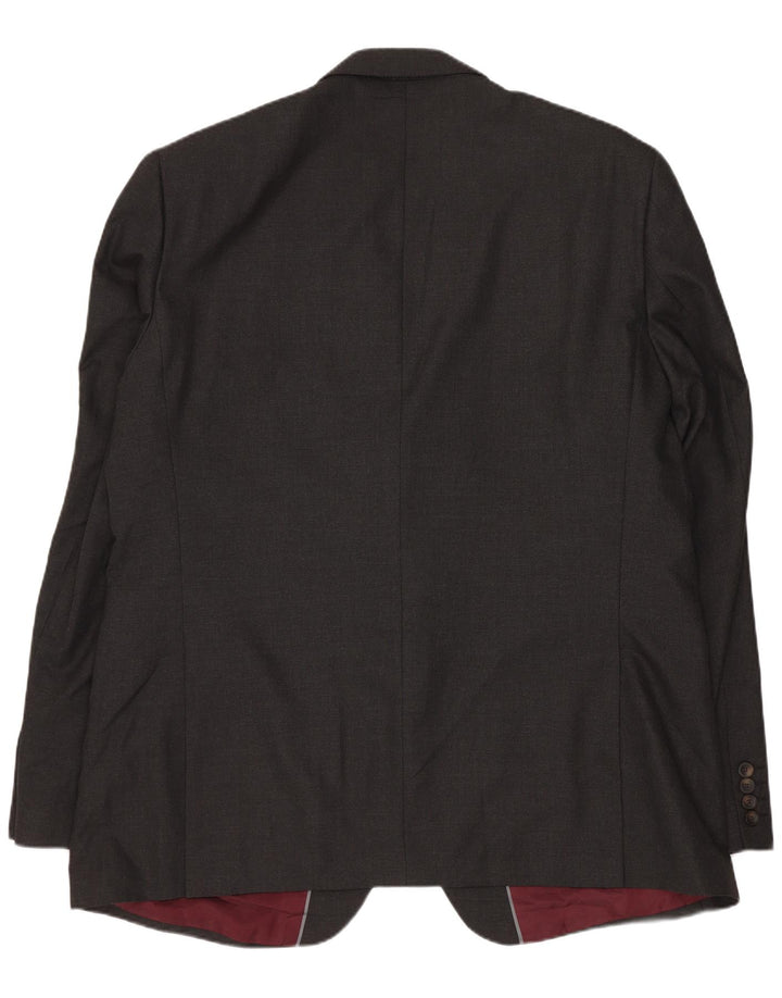Marks & Spencer Męska marynarka zapinana na 2 guziki, UK 46 XL, szary poliester