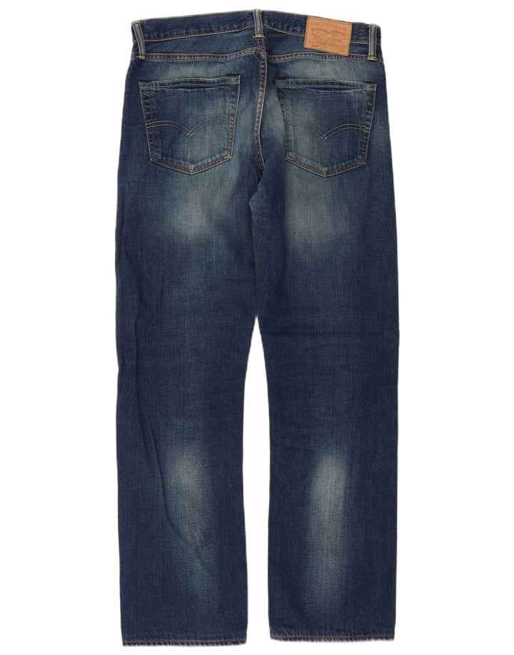 Męskie jeansy Levi's 504 Straight W31 L34 Niebieskie bawełniane