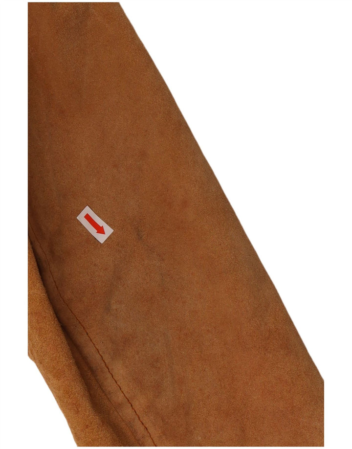 Zamszowa kurtka damska PIAZZA ITALIA IT 42 Skóra w kolorze średniego beżu