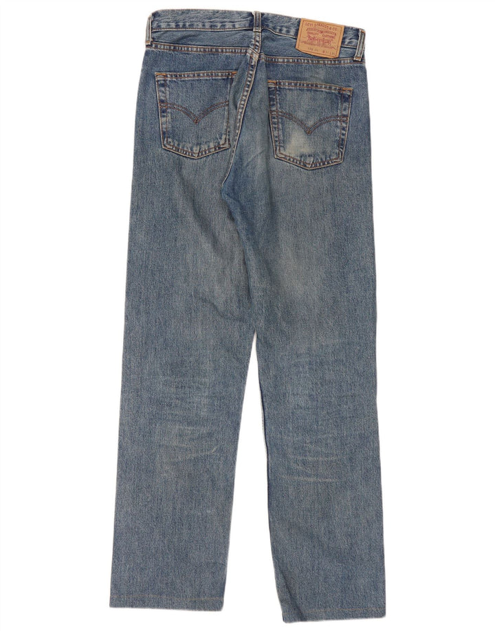 Damskie jeansy Levi's 590 Straight W31 L32 Niebieskie bawełniane