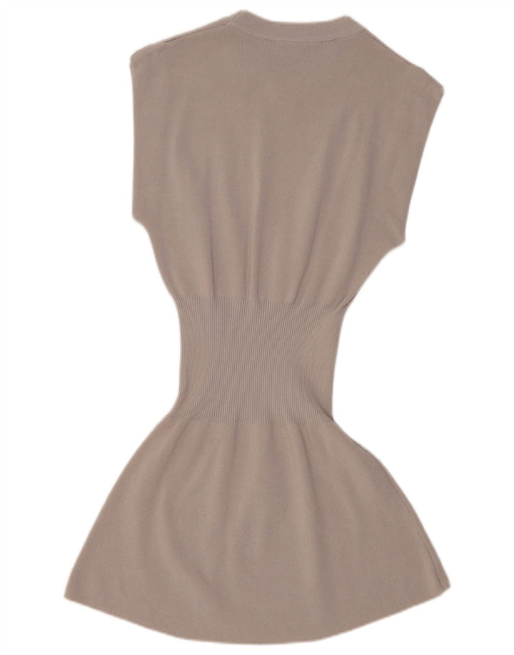 Damska sukienka sweterkowa ZARA UK 8 Small Grey