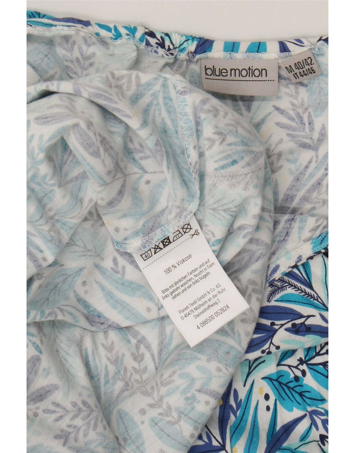 Damska sukienka Maxi Halter Blue Motion EU 40/42 Średni niebieski w kwiatową wiskozę