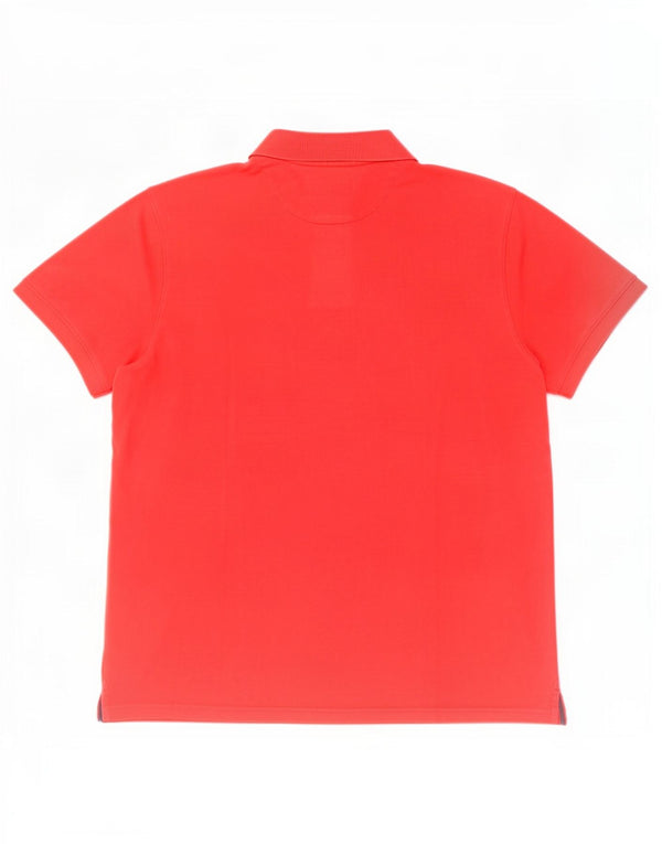 Męska koszulka polo Timberland Slim Fit 2XL, czerwona bawełna
