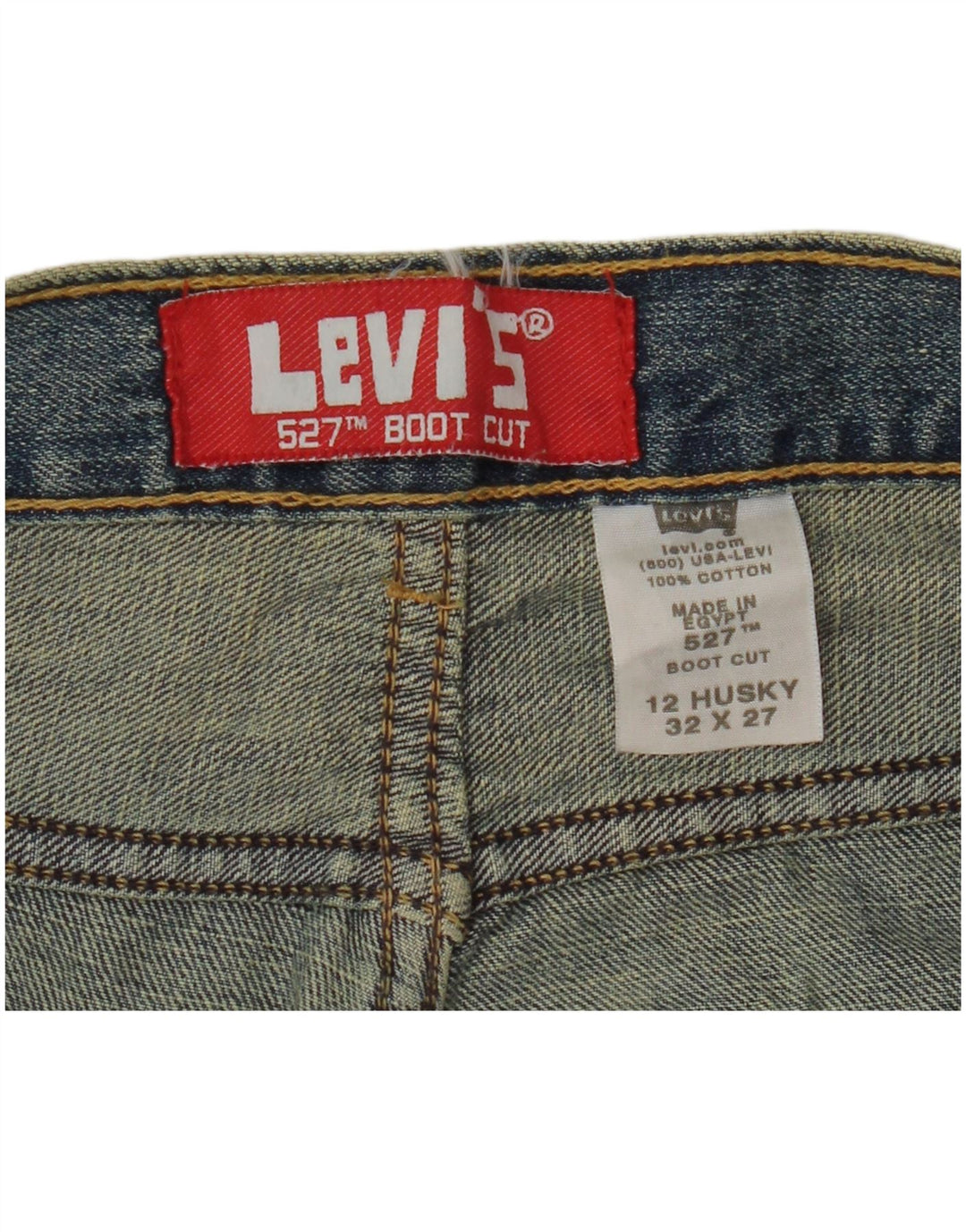 Dżinsy chłopięce LEVI'S Husky Bootcut 11-12 lat W32 L27 Niebieska bawełna