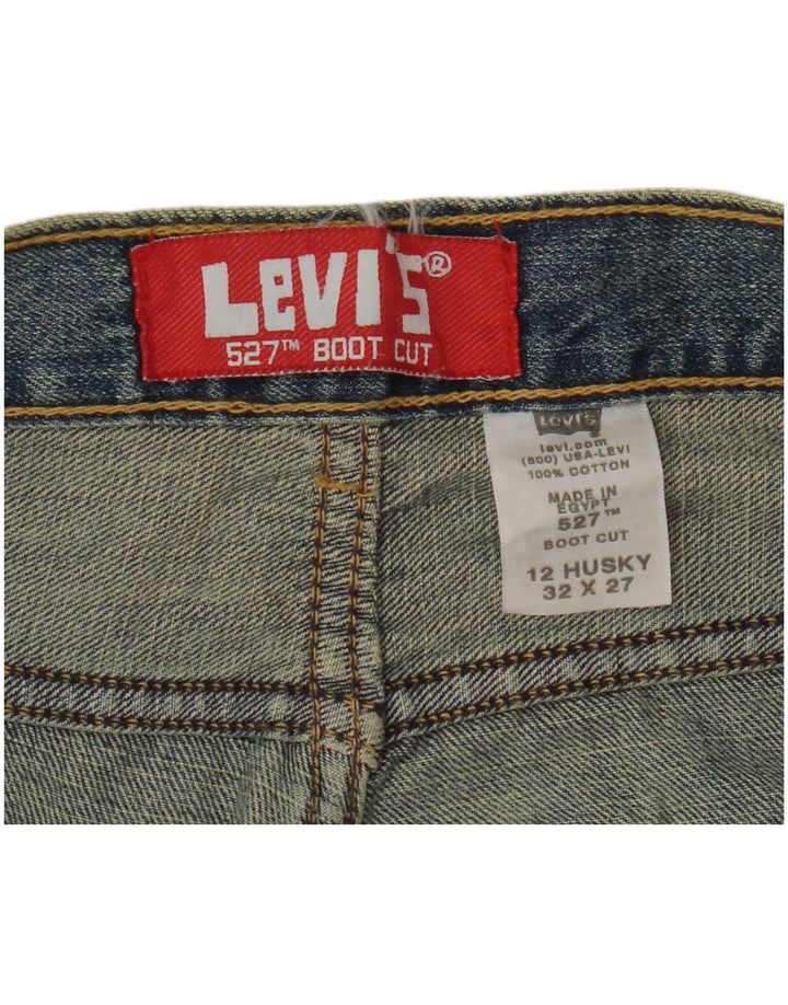 Dżinsy chłopięce LEVI'S Husky Bootcut 11-12 lat W32 L27 Niebieska bawełna