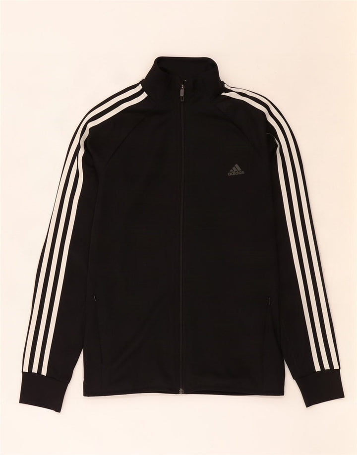 Damska kurtka dresowa adidas Climalite Top Jacket UK 12/14 Średnia czarna