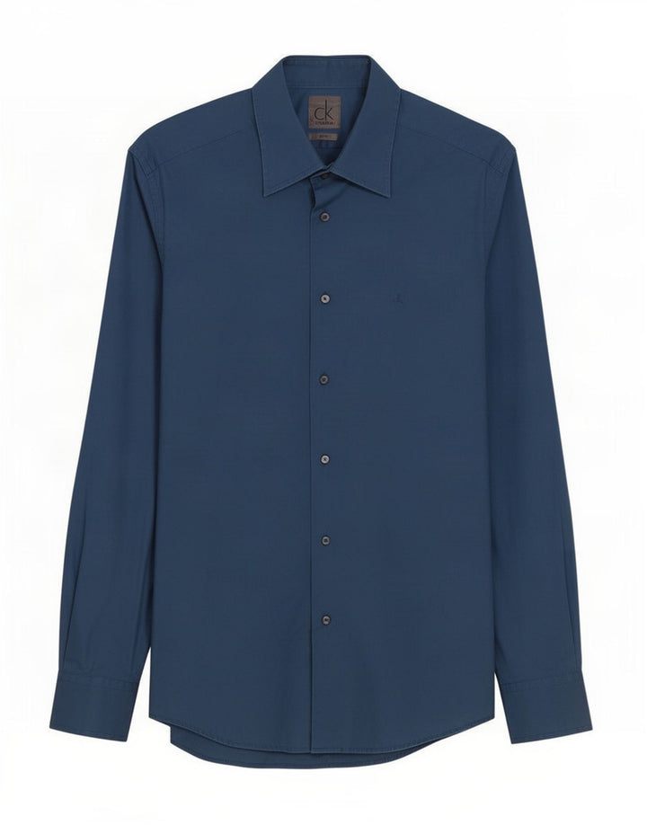 Koszula męska Calvin Klein Slim Fit, średnioniebieska, bawełniana