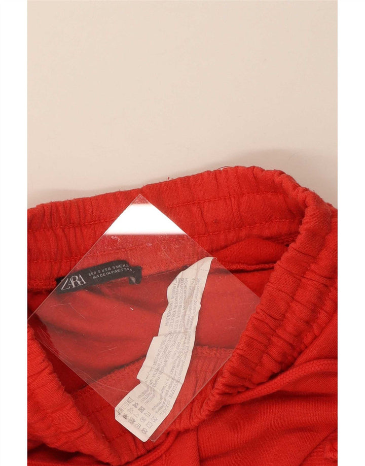Damskie spodnie dresowe Zara Joggers UK 8 Small Red Poliester