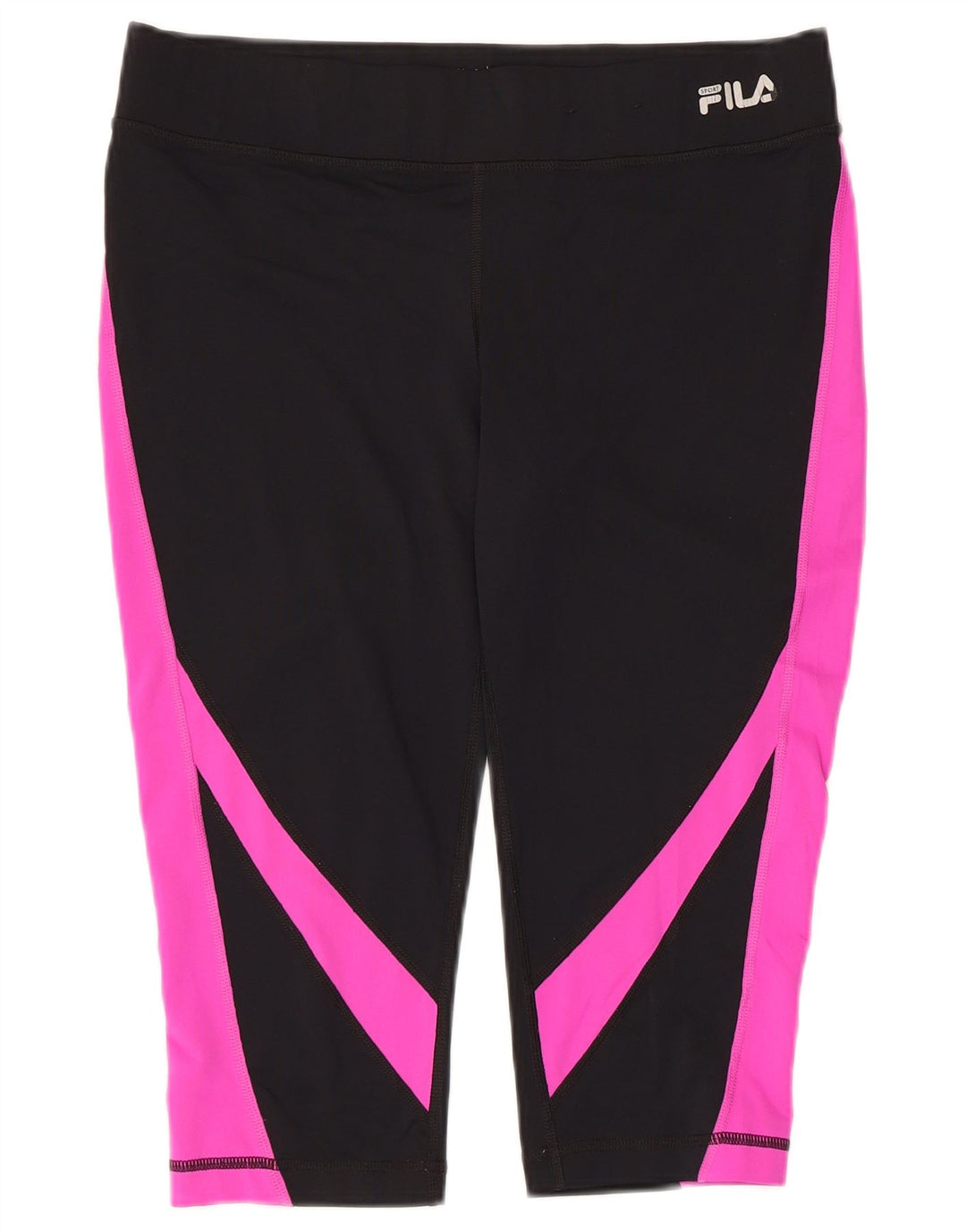 Damskie legginsy Capri Fila UK 14, poliester w kolorze średniej czerni